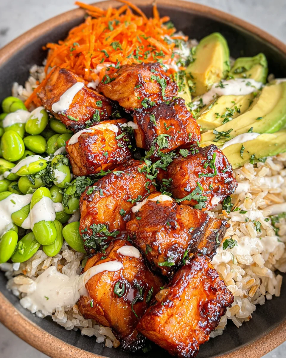 Salmon Teriyaki Bowl