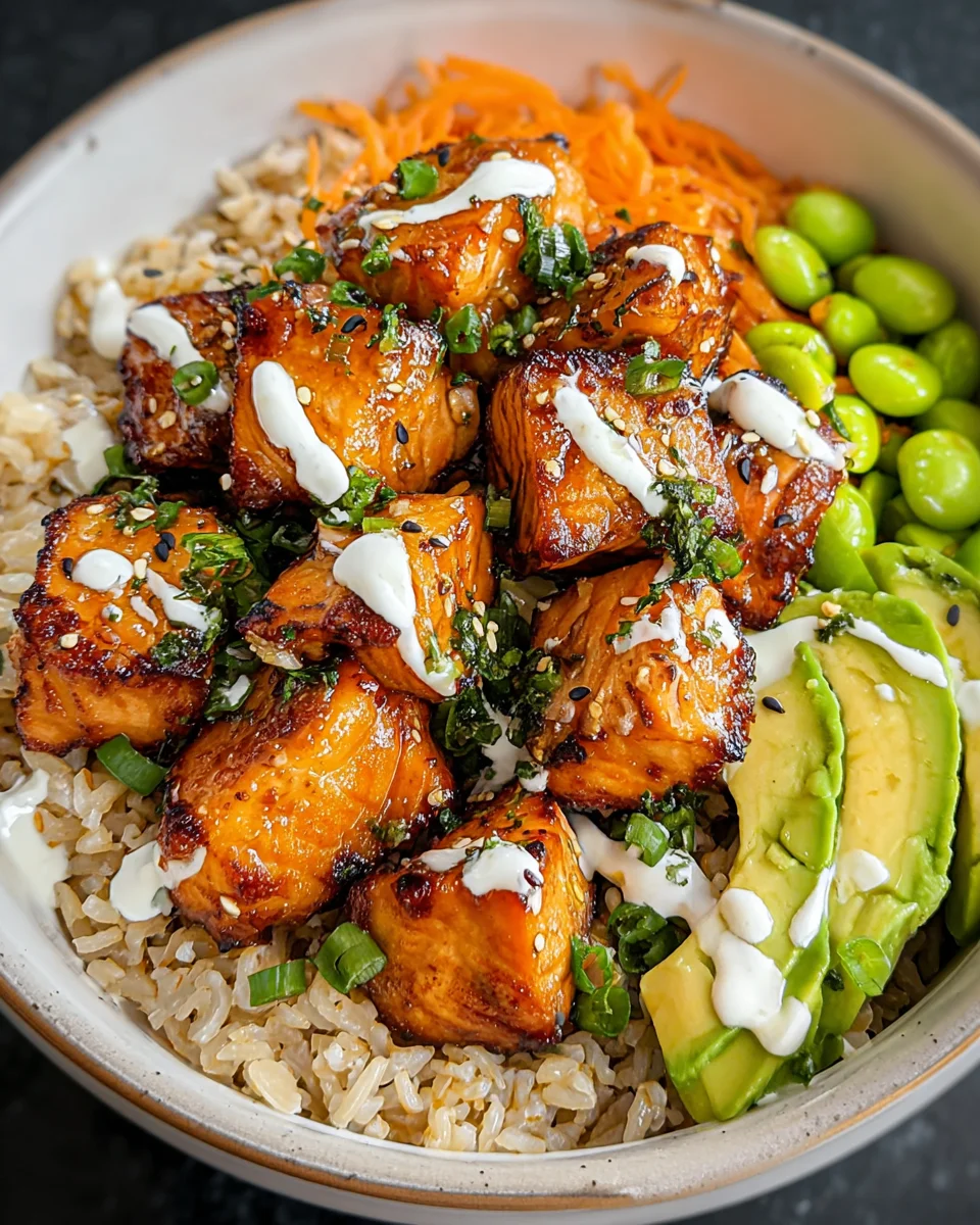 Salmon Teriyaki Bowl 17 Salmon