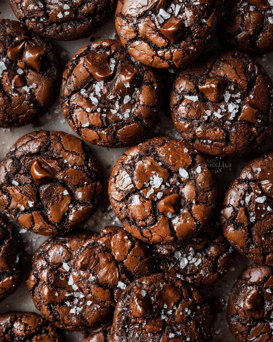 Salted Brownie Cookies