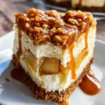 Salted Caramel Apple Pie Cheesecake