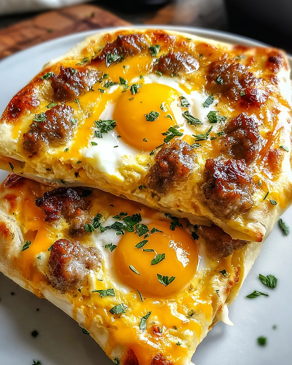 Sausage Egg and Cheese Breakfast Roll-Ups