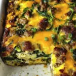 Sausage & Egg Keto Breakfast Casserole 26 Sausage & Egg Keto Breakfast Casserole