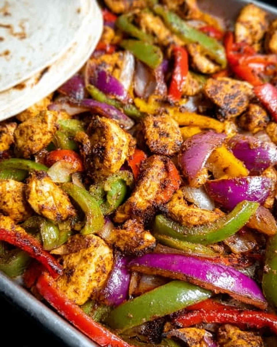 Sheet Pan Chicken Fajitas