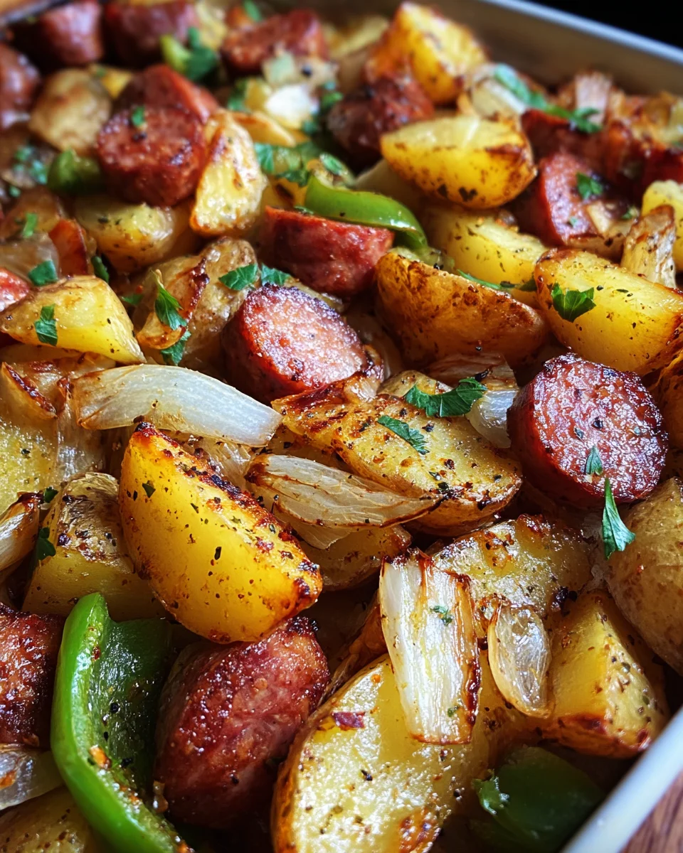 Smoked Sausage and Potato Bake 22 Smoked