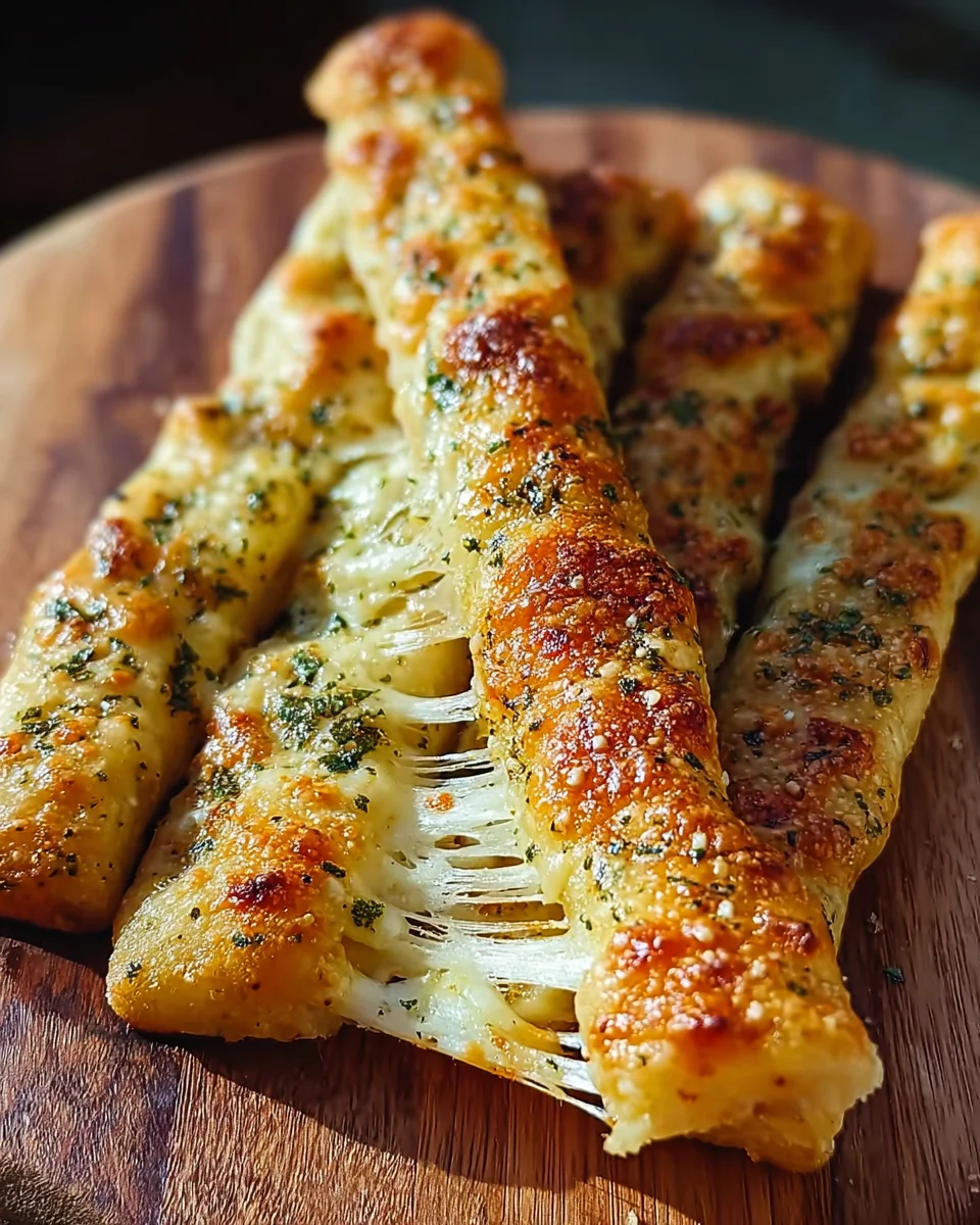 Sourdough Cheesy Breadsticks