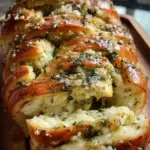 Sourdough Discard Garlic Pull Apart Bread