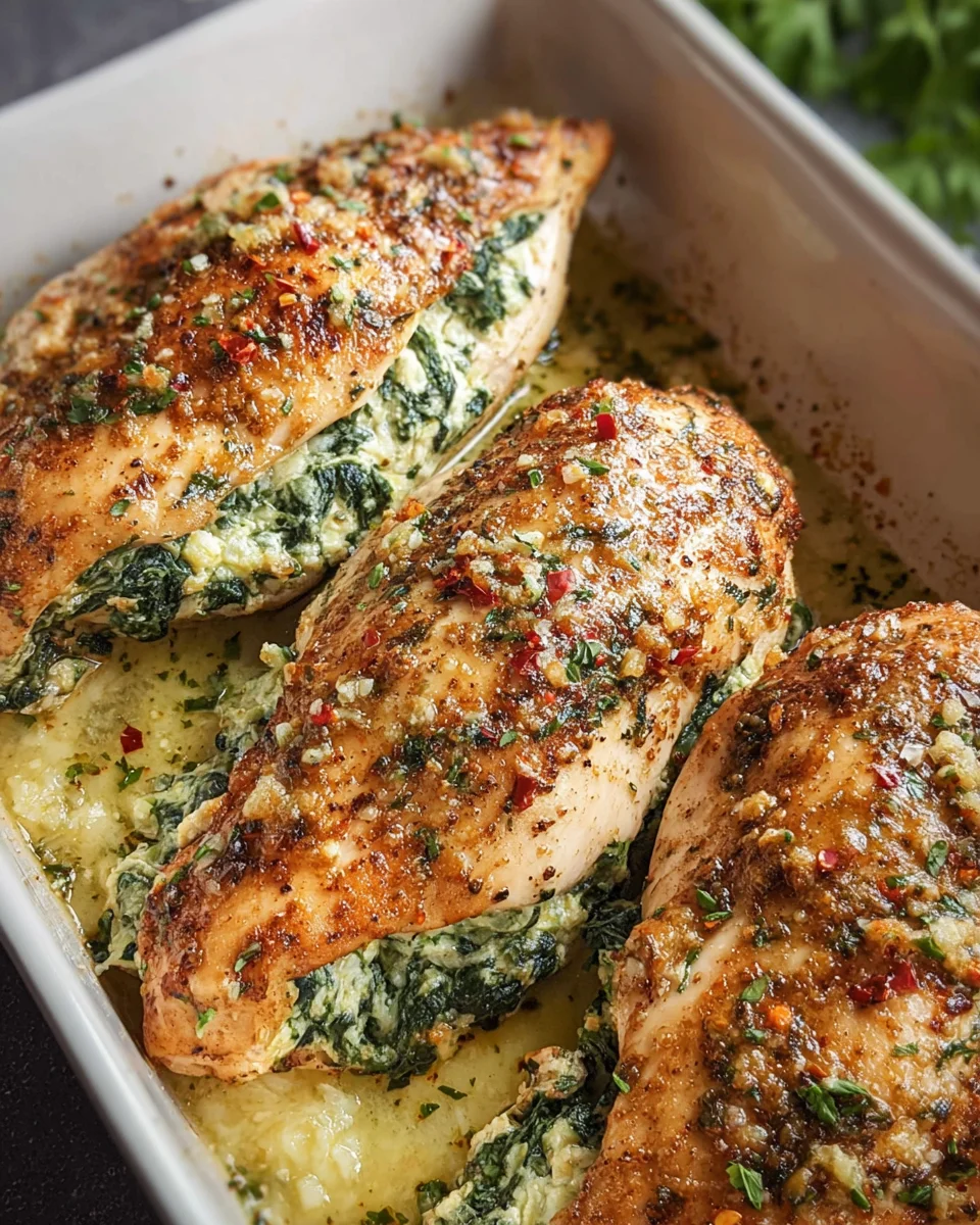 Spinach Stuffed Chicken Fillets 24 Spinach