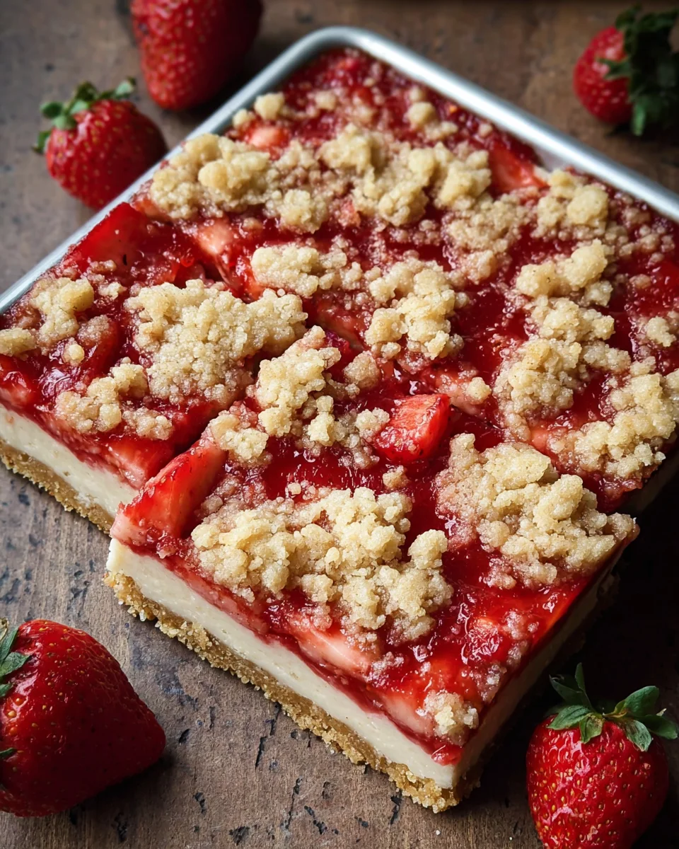 Strawberry Cheesecake Bars