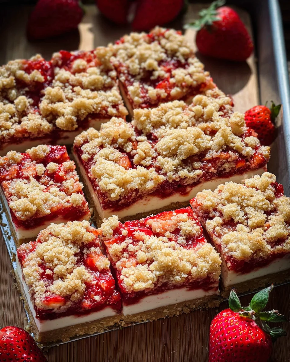 Strawberry Cheesecake Bars 25 Strawberry