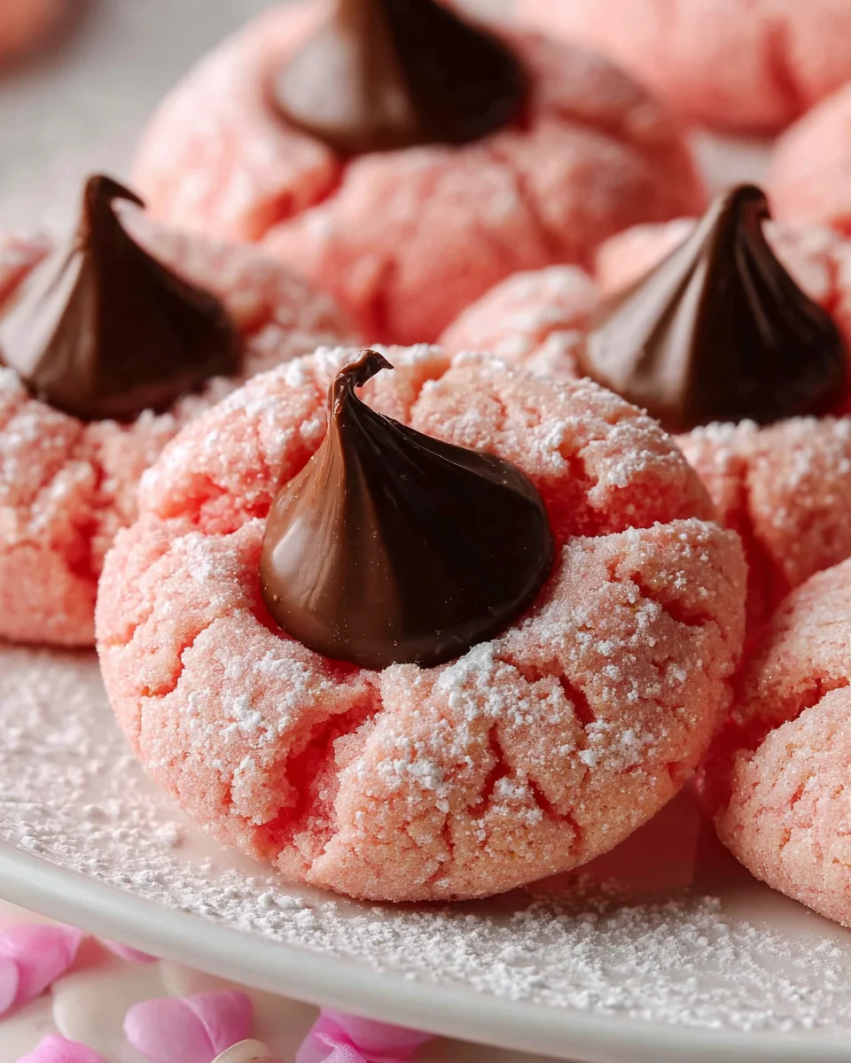 Strawberry Kiss Cookies Recipe