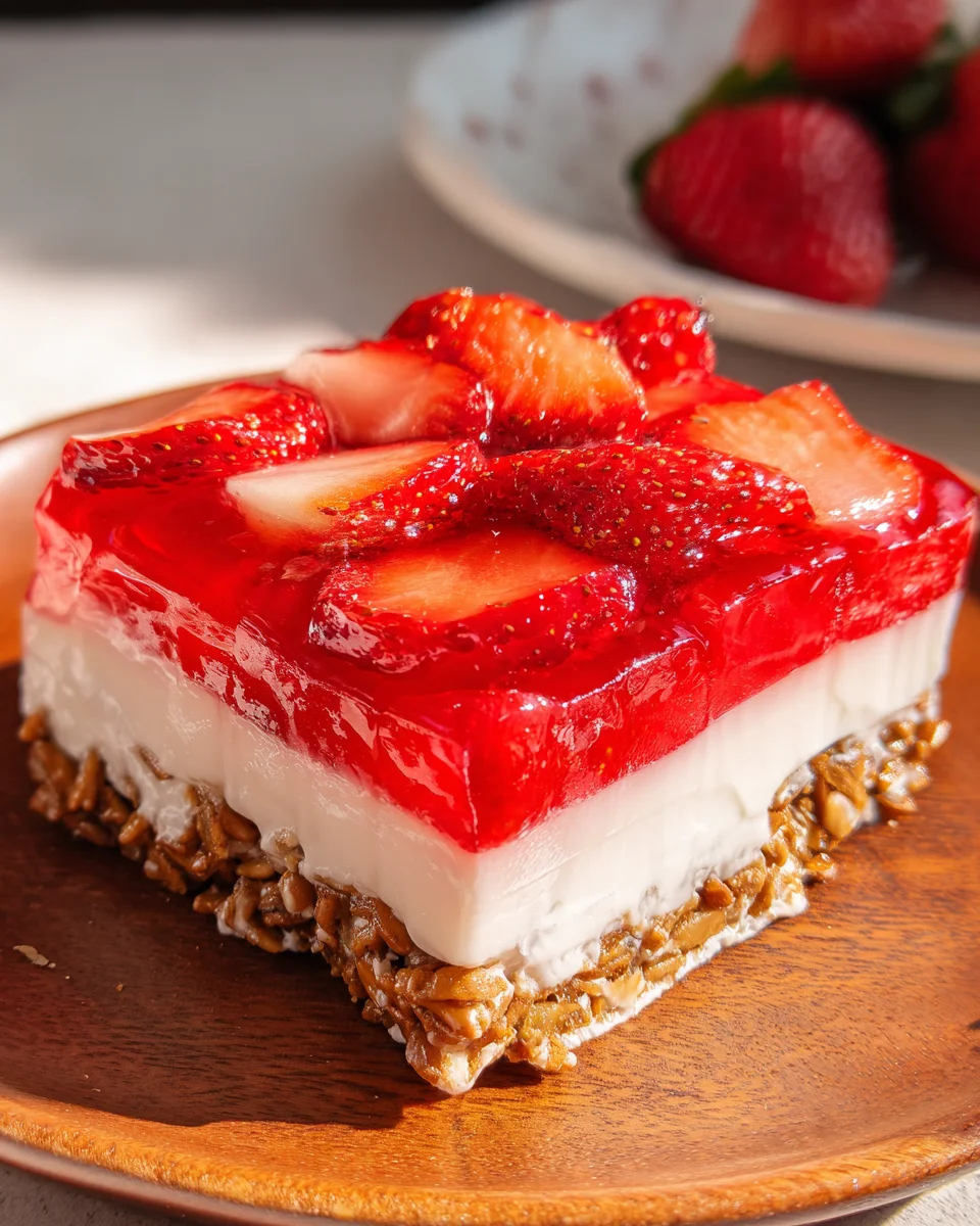 Strawberry Pretzel Jello Salad