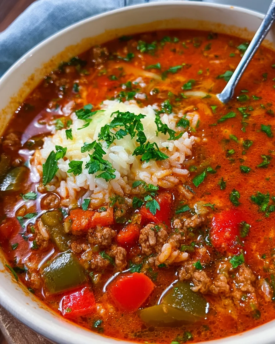 Stuffed Pepper Soup