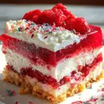 Summer Berry Jello Lasagna