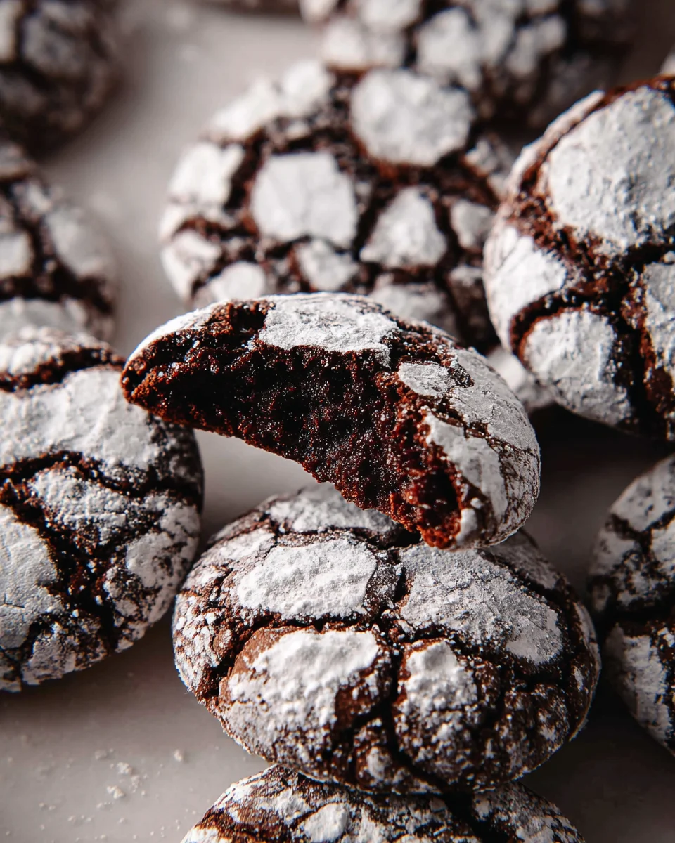 The BEST Chocolate Crinkle Cookies Recipe 28 The