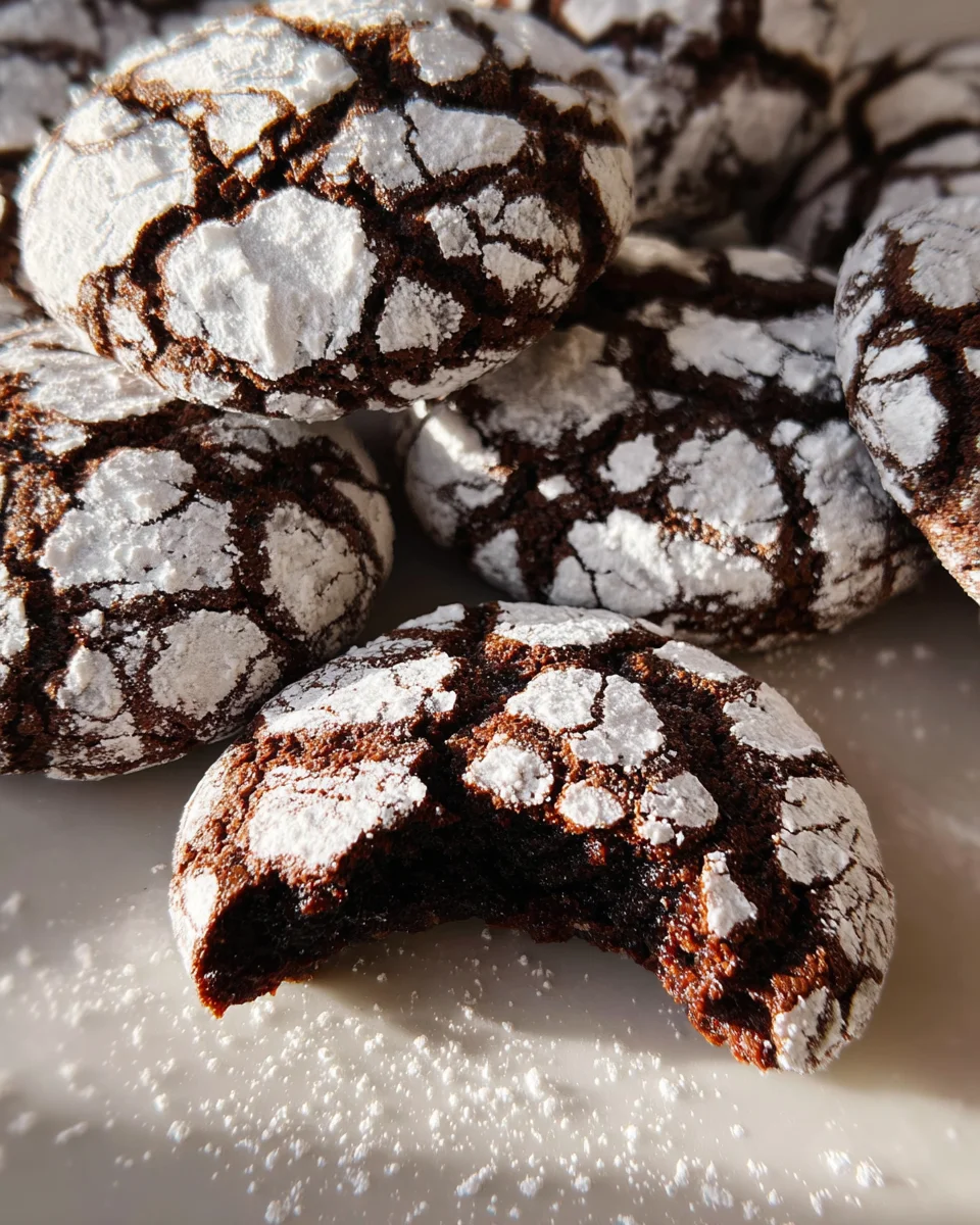 The BEST Chocolate Crinkle Cookies Recipe 29 The