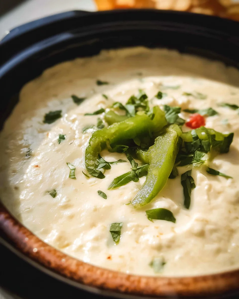 The Best Crock pot White Cheese Dip Recipe