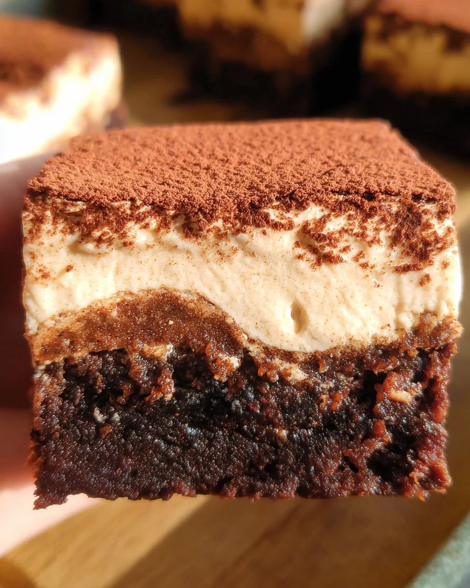 Tiramisu Brownies