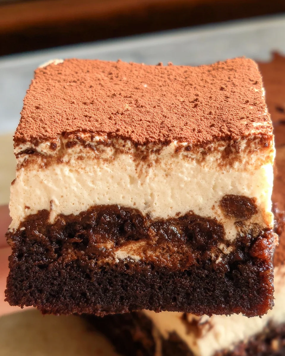 Tiramisu Brownies 28 Tiramisu