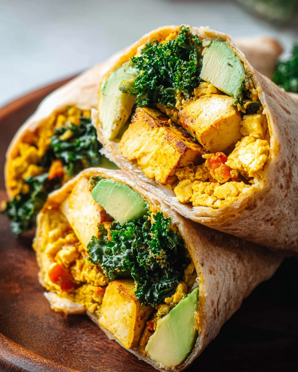 Tofu Scramble Wrap 28 Tofu