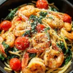 Tomato Spinach Shrimp Pasta 20 Tomato Spinach Shrimp Pasta