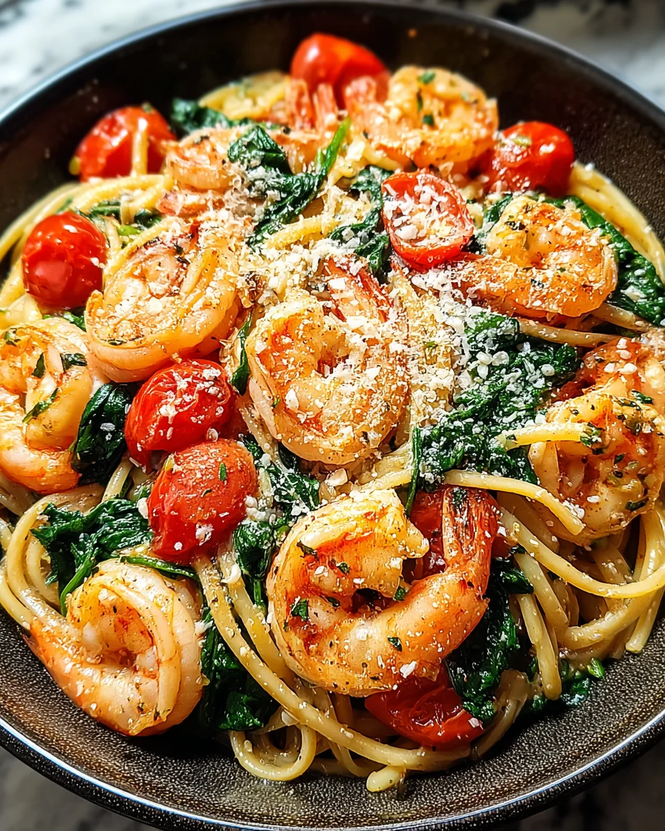Tomato Spinach Shrimp Pasta 19 Tomato