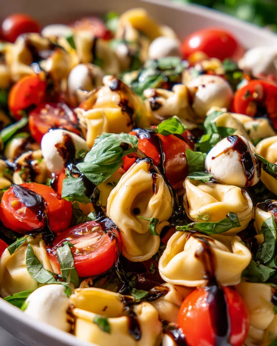 Tortellini Caprese Salad