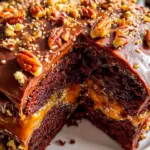 Turtle Caramel Cake 26 Turtle Caramel Cake