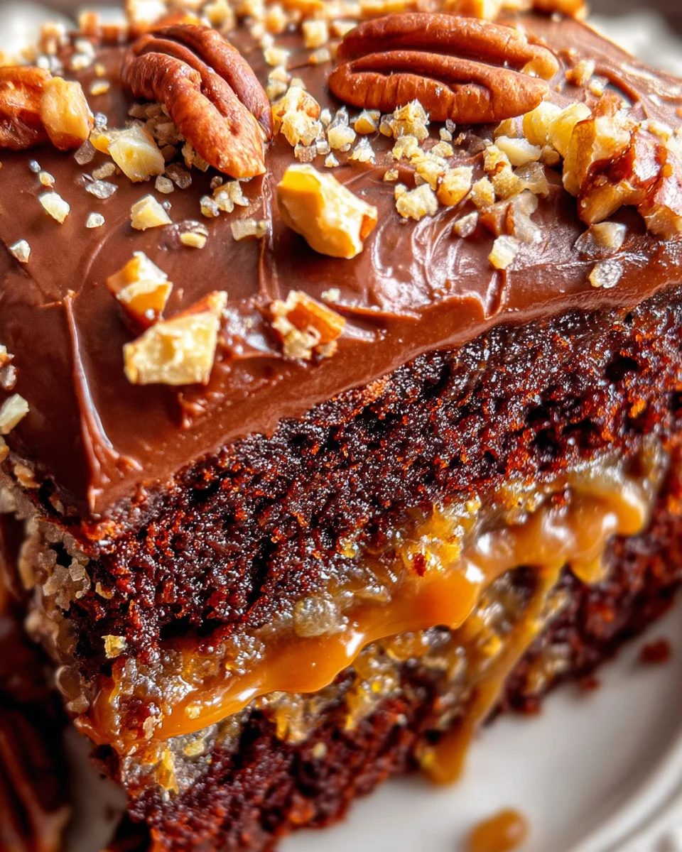 Turtle Caramel Cake 24 Turtle