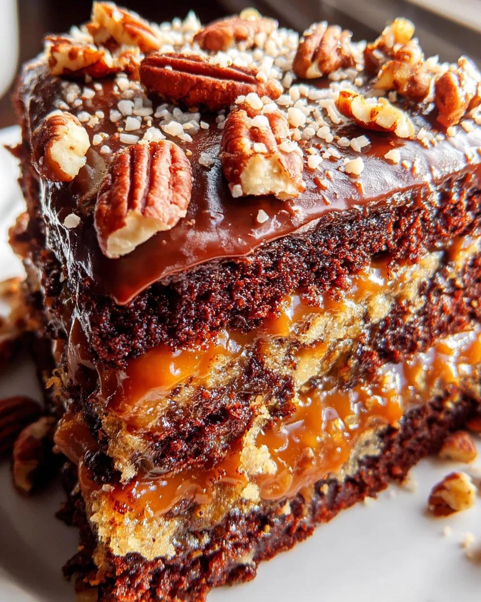 Turtle Caramel Cake 25 Turtle