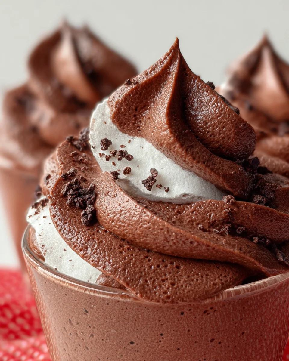 Vegan Chocolate Mousse with Aquafaba