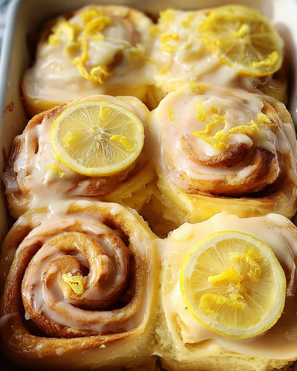Vegan Lemon Sweet Rolls