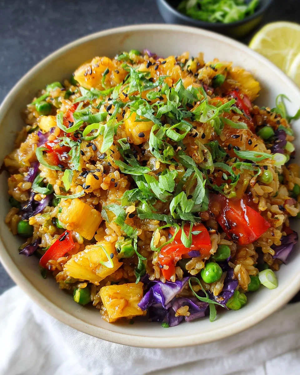 Vegan Pineapple Fried Rice