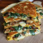 Vegan Spinach Quesadillas