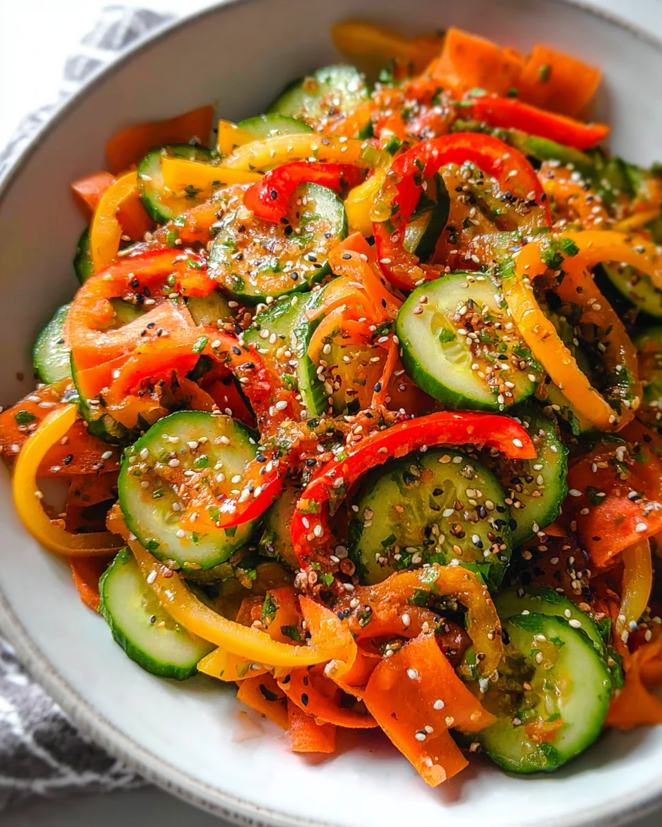 Viral Cucumber Pepper Salad 21 Viral