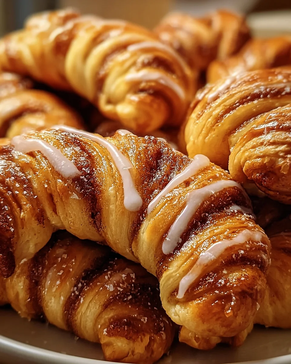 Warm Cinnamon Crescent Twists