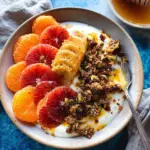 Winter Citrus Ricotta Breakfast Bowl with Honeycomb