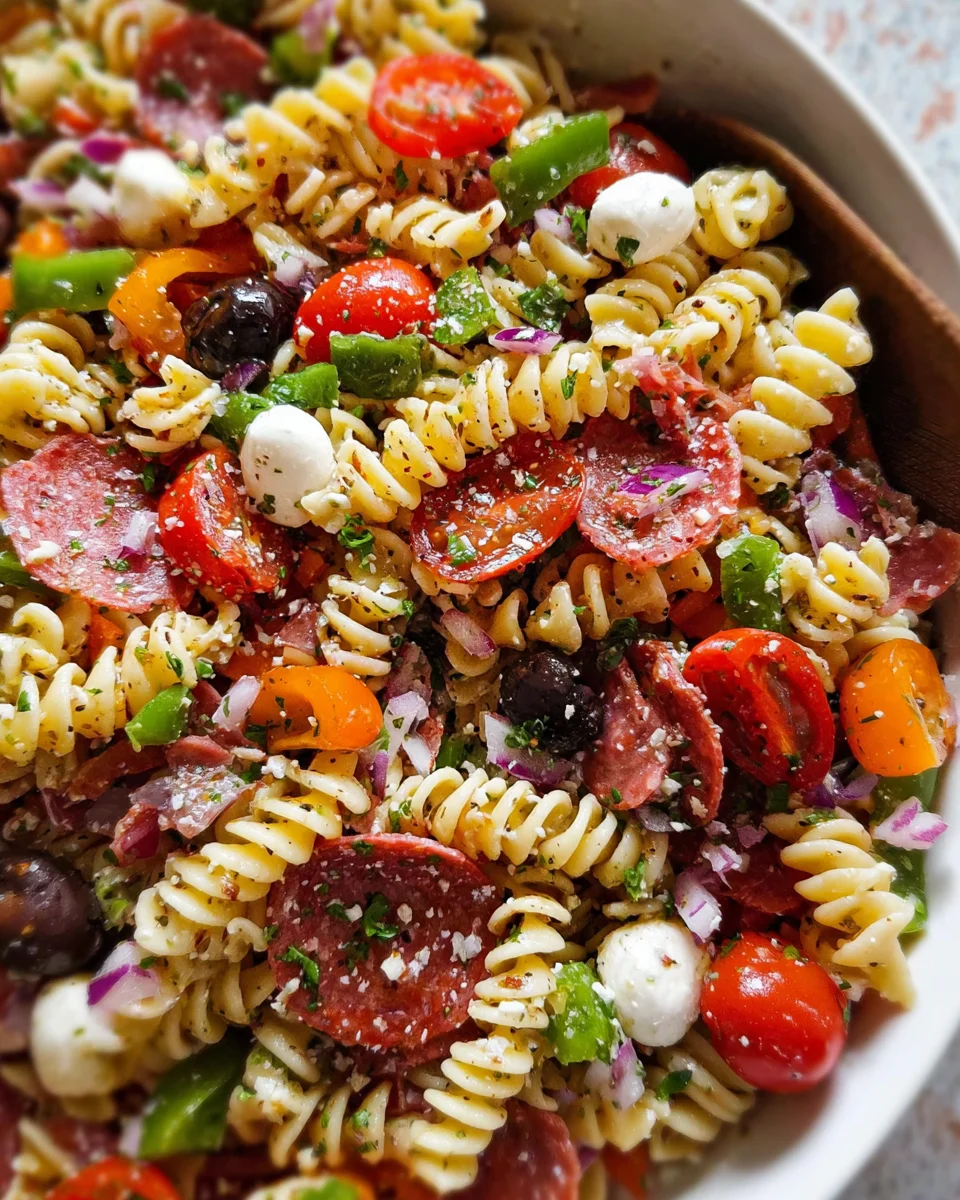 Zesty Italian Pasta Salad