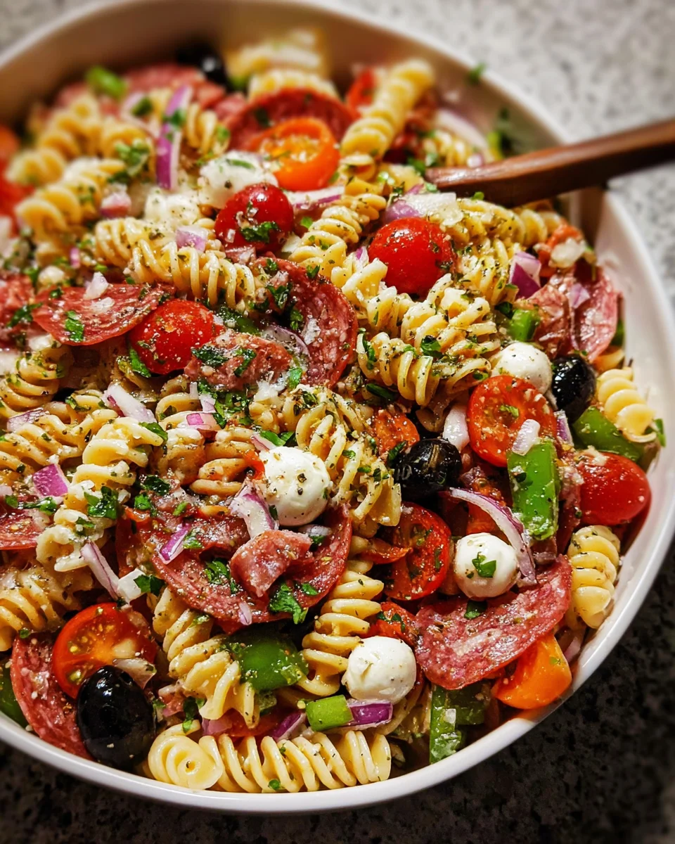 Zesty Italian Pasta Salad 22 Zesty