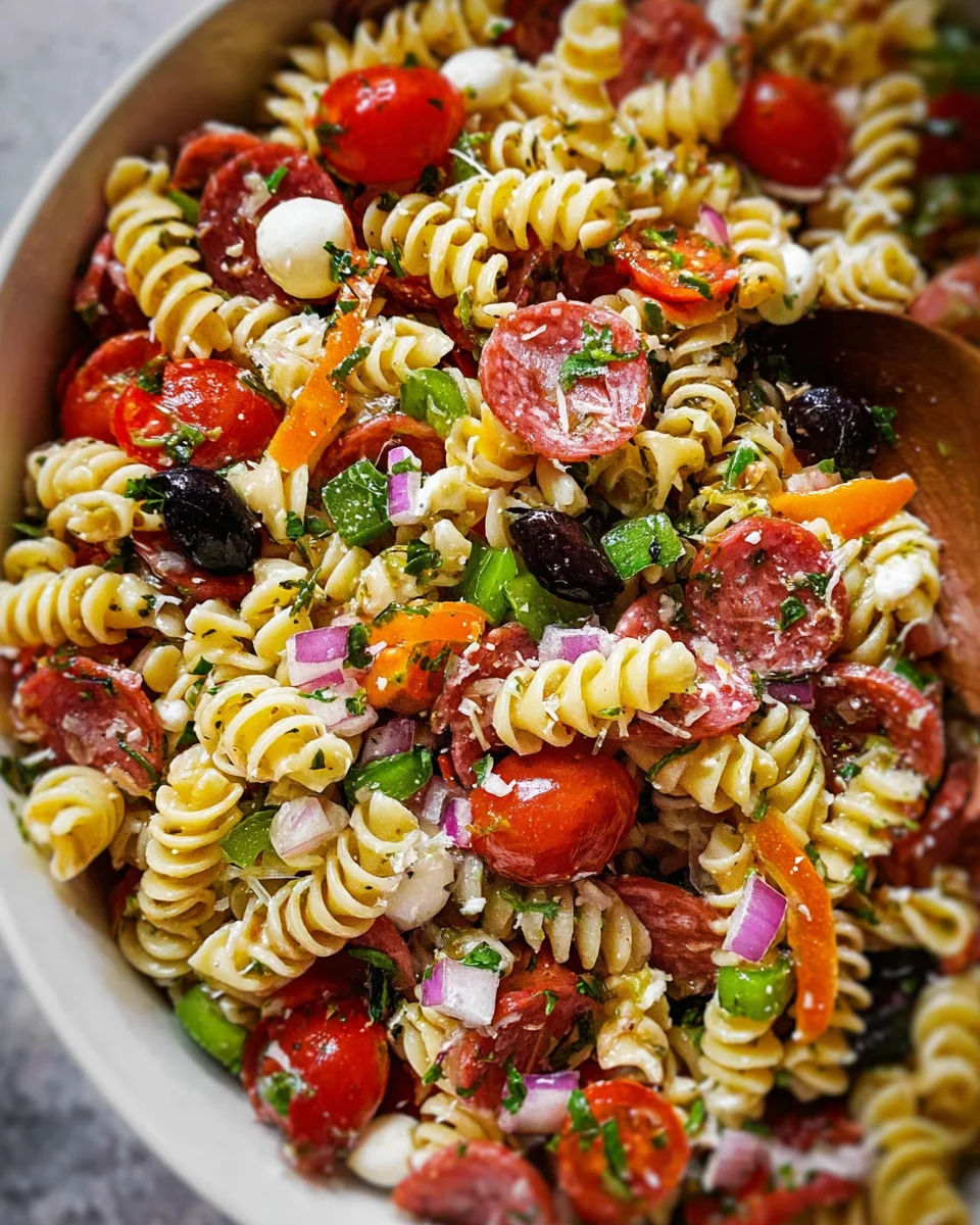 Zesty Italian Pasta Salad 23 Zesty